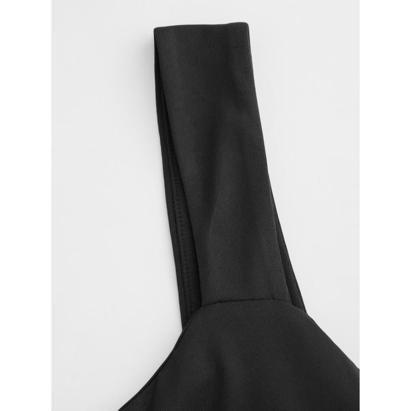 Cider [Size 0-10] Scoop Neckline Solid Bowknot Backless Maxi Dress