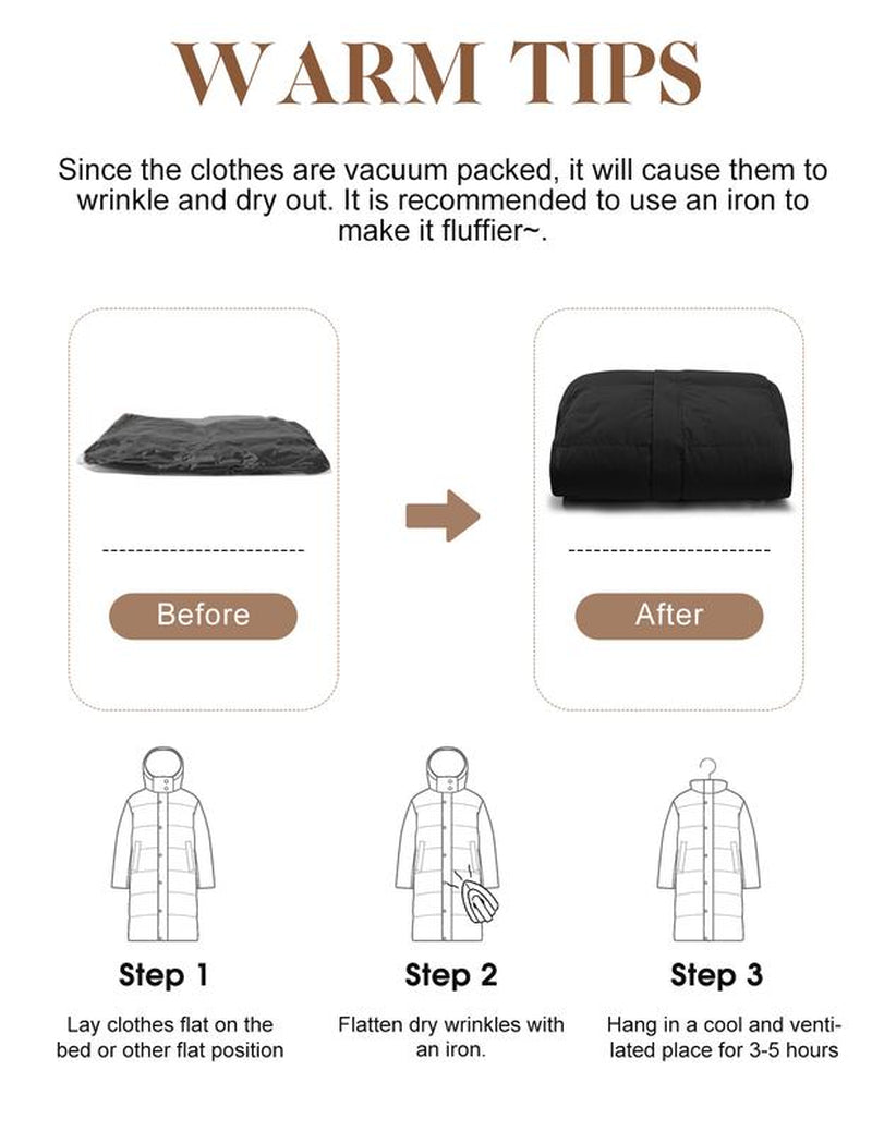 Women'S Long Quilted Coat Winter Thicken Warm Puffer Jacket Fashion Hooded Zip up Parka Outerwear with Pockets